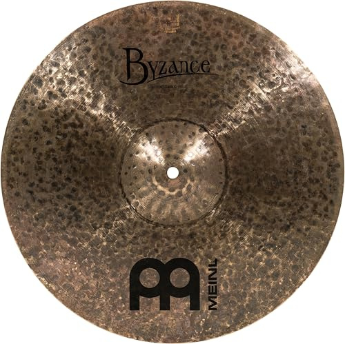 Meinl Cymbals Byzance Dark Crash Cymbal 16 inch (Video) for Drum Kit (40,64cm) B20 Bronze, Dark Finish (B16DAC)