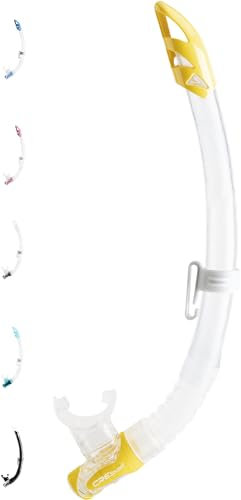 Cressi Schnorchel Gamma Tauchmasken, Klar/Gelb, Uni