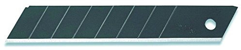 Olfa 115201 Cuchilla Cutter Troceable Excel Black 100x18mm, Set de 10 Piezas