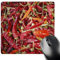 3dRose LLC Mauspad, 20,3 x 20,3 x 0,63,5 cm, getrocknete rote Paprika – Chili, Chili Pepper, Chili, Chili Pepper, Rot (mp_46864_1)