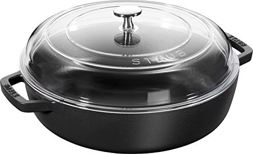STAUB Sauteuse, Gußeisen, Schwarz, 26 cm