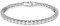 Swarovski Tennis Deluxe Armband, Rund, Weiss, Goldlegierungsschicht