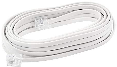 Cable telefónico RJ11/10 m