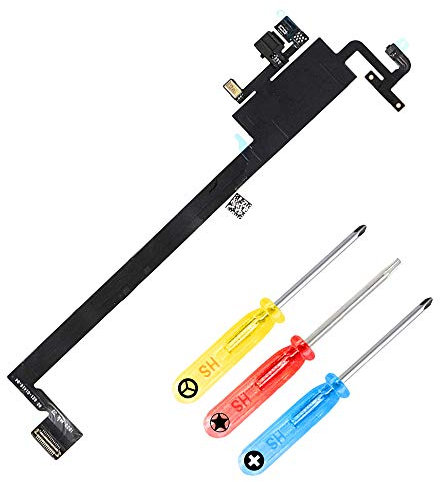 MMOBIEL Sensore Luce Cavo Flessibile incl Microfono Compatibile con iPhone XS Max 6.5 Pollici incl. cacciaviti