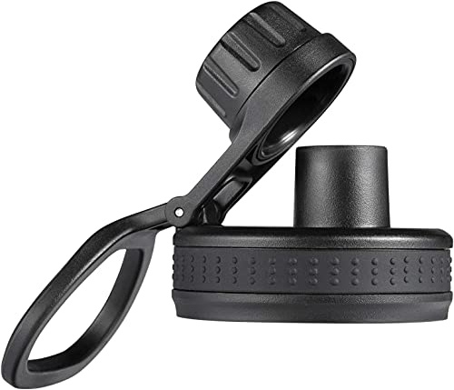 Auslaufdeckel, kompatibel mit Hydro Flask Weithals-Trinkflasche, 30,5 cm, 40,6 cm, 45,7 cm, 50,8 cm, 81,3 cm, 1,2 l, Ersatzdeckel mit Drehverschluss (schwarz)