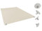 Home-Vision® Dachfensterrollo Verdunkelungsrollo Velux-kompatibel ohne Bohren mit Saugnäpfen Lichtundurchlässig Thermorollo Thermo-Rollo für Dachfensterr (Creme, M08-60cm x 115cm)