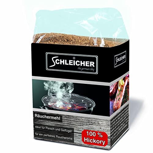 ACTIVA Schleicher Premium Räuchermehl Smoking Mehl für optimales Raucharoma Beim Grillen 100% Natürliches Smoker-Holz geeignet für Kugel-, Stand- und Gas-Grill Extra große 800 g Packung