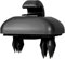 YouNaiEr Gancio per visiera parasole per auto, compatibile con Au-di A1, A3, A4, A5, Q3, Q5, A7, B6, B7, B8, S4, S5, (taglia nera)