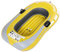Cocoarm Schlauchboot aufblasbares Boot Sportboot Verdicktes Angelboot Paddelboot PVC Freizeitboot Gummiboot Fischerboot Raftingboot Kajak für 1 Person 150 x 100 cm Gelb