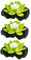 Yeehliny 18cm Lotus Laterne, Wasserdichte LED Garten Pool Licht, Schwimmende Laterne, Künstliche Lotusblüten Seerosen Licht Wasserlaterne für Garten Teich Terrasse (3 Stück/E)