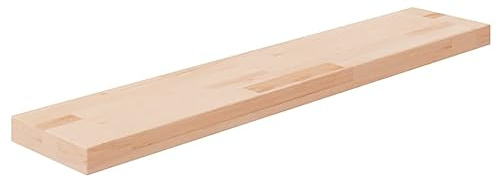 vidaXL Regalboden 100x20x4 cm Unbehandeltes Massivholz Eiche, Regalboden, Holzplatte, Regalplatte, Regalböden, Holzplatten, Regalplatten, Wandboard