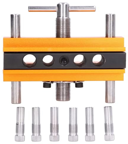 Selbstzentrierende Dübel Dübellehre Bohrführungsbuchsen Set Jig Aluminiumlegierung Holz Puncher Locator 64 Mm Breite