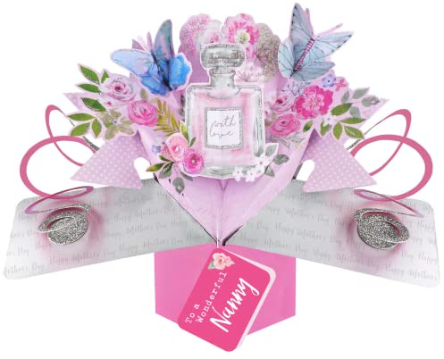 Mother's Day Card To A Wonderful Nanny With Love Pop Up Card 3D Greeting Cards POP021M15