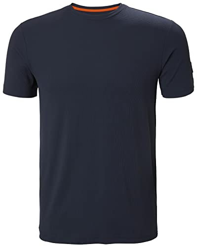 Helly-Hansen Men's Workwear Kensington Tech T-Shirt, Navy, Medium