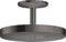 hansgrohe AXOR One Duschkopf 280 1 Strahlart mit Deckenanschluss, 48493, Farbe: Brushed Black Chrome