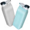 Kisangel 2 STK Wasserbecher Kantine Große Wasserflaschen Schlanke Wasserflaschen Faltbare Wasserflasche Camping-wasserflasche Kleine Wasserflaschen Reisen Hohe Kapazität Rucksack Kieselgel