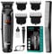 VGR Tondeuse à cheveux professionnelle avec affichage LED et cordon - Tondeuse de barbier pour homme - Kit de tondeuse électrique rechargeable et kit de toilettage