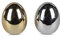 Dekoeier Osterei Festival Silber oder Gold 8cm 1 von 2 Varianten - Ostereier frühling osterdekoration ostergeschenke (goldfarben)