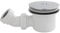 Balterley Shower Waste Trap 90mm, Easy Clean Shower Tray Drain Cover Replacement, Chrome Top, White Body, Hair Drain Trap for Showers, Tray Cover Replacement Waste, 1 1/2 Connection (Chrome)