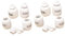 TOYANDONA 8 STK Simulierter Tee- und Salzstreuer Spielzeug für Kinder Blumentopfdekorationen miniaturfiguren miniaturen Figuren Möbel Modelle Spielzeug-Lebensmitteltopf-Modell Puppenzubehör