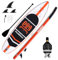 FunWater Aufblasbare Stand Up Paddle Boards Multifunktionale Paddle Boards Anti-Rutsch Eva Deck Mit Verstellbarem Paddel,Fins,Air Ventil Adapter Rutsch