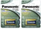 PANASONIC Pack of 2 Blister Packs of 1 Everyday Power Silver Cube 6LF22-9V Alkaline Battery