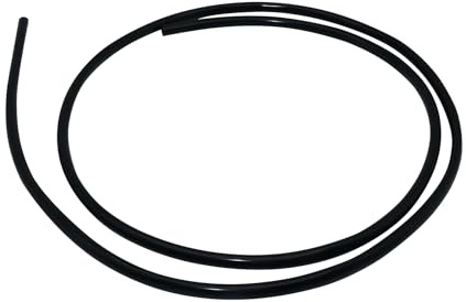 iMeistek Silikonschlauch, Innendurchmesser 3 mm x Außendurchmesser 6 mm, 2 m, flexibler Silikonschlauch für Wasser und Luft, Schlauch für Pumpenübertragung, schwarz