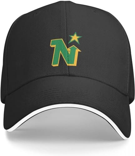 Baseballkappe Hip Hop Sonnenhut Minnesota North Stars Vintage Hockey Vintage Logo Baseballkappe Mode Strandballkappe Streetwear Damenmütze Herren