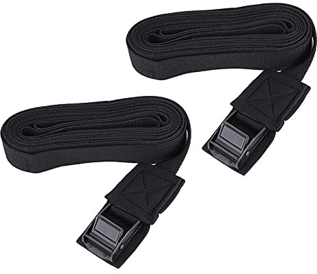 2pcs/Set Surfboard Strap, Outdoor Lashing Tie Kayak Roof Rack Cam Buckle Lock Tie Down Strap Top Rack for Surf Kayak Canoe