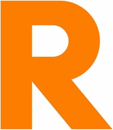 Grendle 2 Pack Pair of Self Cling Window R Plates for Northern Ireland Cars