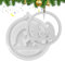 Jesus betende Ornament-Form, wiederverwendbare Bastelform, Gips-Ornament-Form, betende Jesus-Skulptur, Kapelle, Wandrelief-Skulptur, Formen für betende Hände, Skulpturen für Kapelle, Wohnzimmer