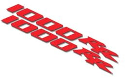 GQUIKGW Adesivo per Moto Adesivo Serbatoio Carburante Moto per Honda CBR 1000 RR CBR 1000RR CBR1000RR(Red)