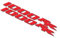 GQUIKGW Motorradaufkleber Reflektierender Motorrad-Kraftstofftankaufkleber Für H-ONDA CBR 1000 RR CBR 1000RR CBR1000RR(Rosso)