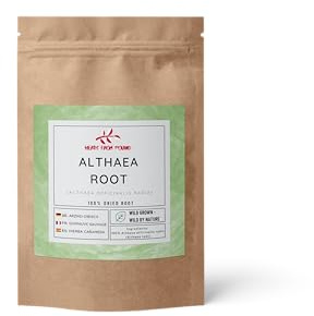 Herbs From Poland – Getrocknete Arznei-Eibisch Naturbelassenes Ganzes Kraut Ohne Künstliche Zusätze Ideal für Aufgüsse und Gewürze 500g