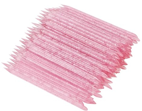 100PCS Disposable cuticle sticks for nails, Double Sided Cuticle Pusher, Cuticle Manicure and Pedicure Stick for Fingernail Cleaning