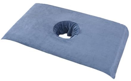 MagiDeal Salon Massage Table Serviette, Couvre-Table de Massage, Draps de Lit Table de Massage avec Trou, Housse Table Massage, Absorbante Réutilisable pour Spa, Beauté et Salon Du Visage, Bleu