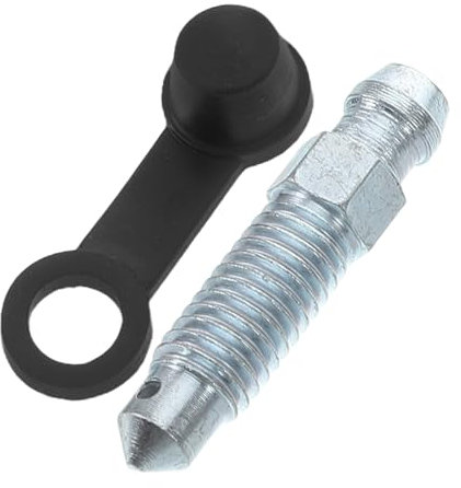 Cabilock Vis De Purge Durable Avec Capuchon Anti-poussière Pour Étriers De Frein De Voitures Et Vis De Purge De Frein Argenté