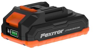 Fexrror 20V 2000mAh Lithium-Ion Battery, Compatible with Makita 18V Cordless Power Tools, Reciprocating Saw, Pressure Washer, Jigsaw, Oscillating (FEX1109,FEX1145,FEX1152,FEX1802,FEX1500)