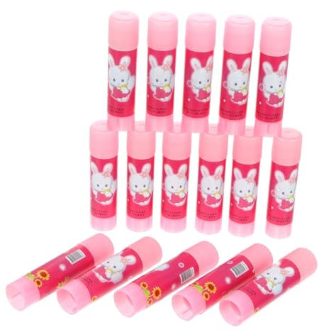 Artibetter 16pcs Solid Glue Sticks White Glue Sticks for Student Stationery Office Supplies Adhesive Gluesticks