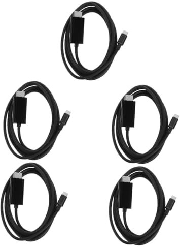 Operitacx 5pcs Type c to Cable Laptop to Tv Phone to Monitor High Speed Full Hd Usb c to Usb Cable Adapter for Laptop