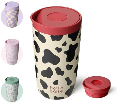 BOTTLE BOTTLE taza térmica 350ml acero inoxidable, doble pared, café