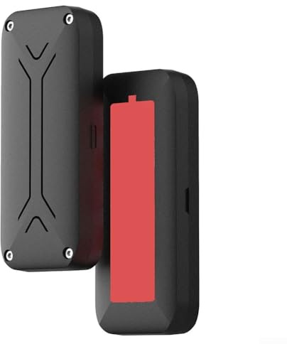Alanmoship Extended for battery Case Compatible With For AirTag, Waterproof IP68 Protective Housing With PC Construction, Supports Two AA Batteries