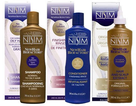 Nisim Hair Loss Treatment ReGrowth Shampoo Conditioner Serum Men Women (1 month supply)