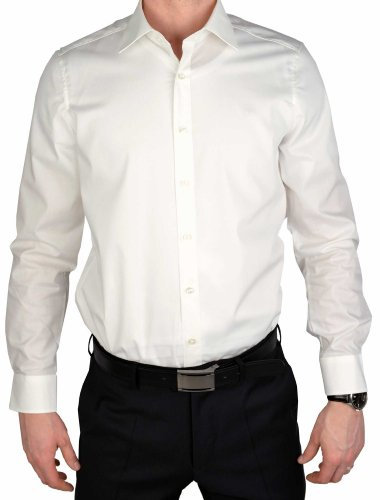 OLYMP Herren Businesshemd Langarm Level.Five.Body.fit,Einfarbig,Body fit,New York Kent,Hellbeige 20,44