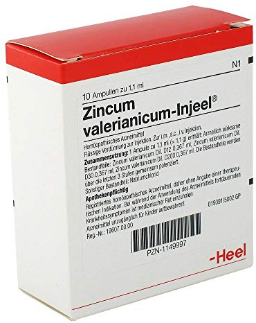 Zincum Valerianicum Injeel Ampullen 10 stk