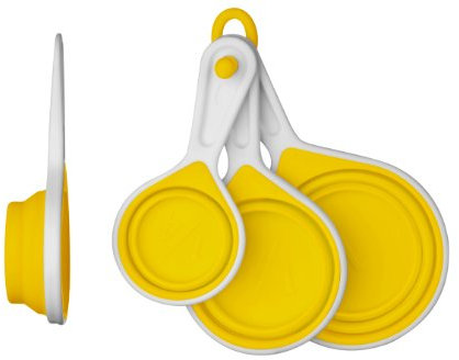 Premier Housewares Zing Measuring Cups - Set of 4, Yellow