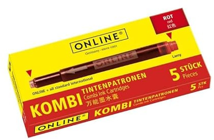 Tintenkombipatrone - 5 Stück, rot
