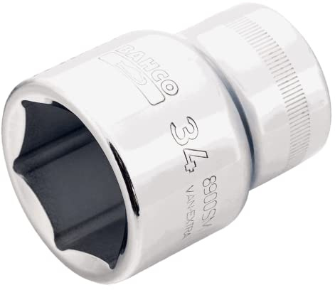 Bahco 8900SM-22 Standard Length Socket, Silver, 3/4-Inch Hex 22 mm