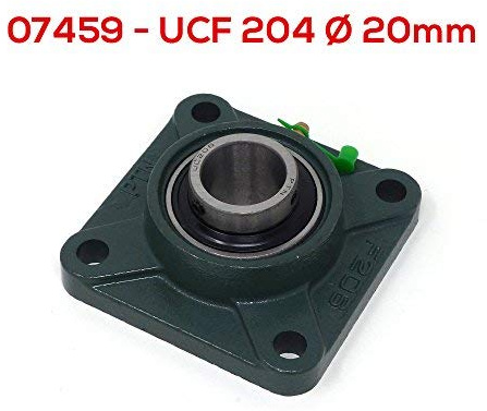 Flanschhalter mit Kugellager UCF 204, Ø Durchmesser 20mm