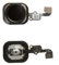 XcellentFixParts Home Button für iPhone 6/6 Plus Homebutton Touch ID (Schwarz) mit flexkabel Taste Gummi Halterung